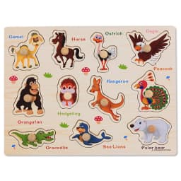 Baby Montessori Puzzles Wooden Toys for Children 1 2 3 Years Educational Learning Kids Games Child Birthday Gifts