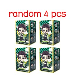 Demon Slayer Tanjiro Kamado Nezuko Anime Cartoon Figure Blind Box Creative Personalized Statue Model Ornament Surprise Gift Box