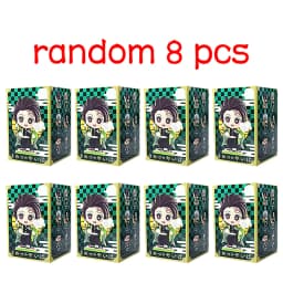Demon Slayer Tanjiro Kamado Nezuko Anime Cartoon Figure Blind Box Creative Personalized Statue Model Ornament Surprise Gift Box