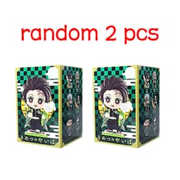 Demon Slayer Tanjiro Kamado Nezuko Anime Cartoon Figure Blind Box Creative Personalized Statue Model Ornament Surprise Gift Box