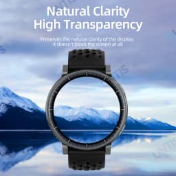 Screen Protector For Amazfit Active Max 3D Curved Screen Protector Ultra-HD Full Coverage Protective Film Accessories (Not Glass