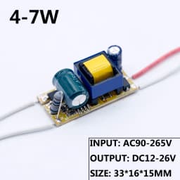 1W 2W 4W 6W 8W 11W LED Driver 300mA 12W 15W 18W 20W 25W 36W For LED Power Supply Unit Lighting Transformers For LED Adapter