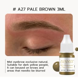 AIMOOSI Professional Microblading Pigment for Nano Brows | REACH Certified Permanent Makeup Tattoo Ink for PMU Artist | 3ml
