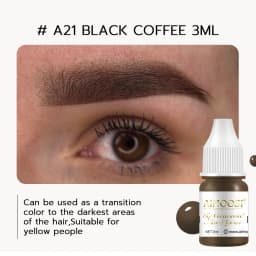 AIMOOSI Professional Microblading Pigment for Nano Brows | REACH Certified Permanent Makeup Tattoo Ink for PMU Artist | 3ml