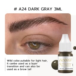 AIMOOSI Professional Microblading Pigment for Nano Brows | REACH Certified Permanent Makeup Tattoo Ink for PMU Artist | 3ml