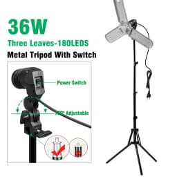 24W 36W 48W Foldable LED Grow Light Full Spectrum E27 Plant Growing Light Phytolamp Bulb For Indoor Plants Flower Seedling