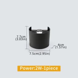 LED Wall Light Waterproof Outdoor Indoor Lighting IP65 AC86-265V 2w 4w for Garden Stair Night Light