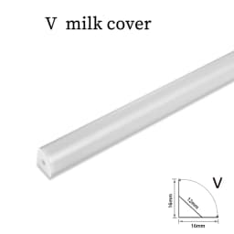1-30pcs/Lot perfil aluminio led Corner Aluminium Profile Channel Holder for LED Strip Light Bar Cabinet Lamp Kitchen Closet