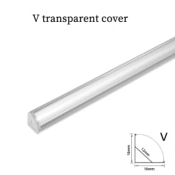1-30pcs/Lot perfil aluminio led Corner Aluminium Profile Channel Holder for LED Strip Light Bar Cabinet Lamp Kitchen Closet