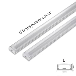 1-30pcs/Lot perfil aluminio led Corner Aluminium Profile Channel Holder for LED Strip Light Bar Cabinet Lamp Kitchen Closet