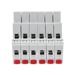 Din Rail Indicator Light 230V AC/DC Modular Din Rail Lamp Indicator Light JD9 50/60Hz Single Light Dual Lamp