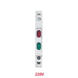Din Rail Indicator Light 230V AC/DC Modular Din Rail Lamp Indicator Light JD9 50/60Hz Single Light Dual Lamp