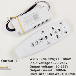 APP Control LED Driver 2.4G Remote Intelligent LED Transformer 12-24W 40W 80W 120W 360W For Dimmable Color-changeable Chandelier
