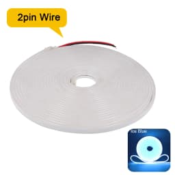 12V 24V LED Neon Strip Light Neon Sign Waterproof Rope Lights Flexible Silicone Lamp Home Decoration with 2pin Wire 9 Colors