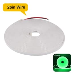 12V 24V LED Neon Strip Light Neon Sign Waterproof Rope Lights Flexible Silicone Lamp Home Decoration with 2pin Wire 9 Colors