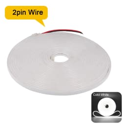 12V 24V LED Neon Strip Light Neon Sign Waterproof Rope Lights Flexible Silicone Lamp Home Decoration with 2pin Wire 9 Colors