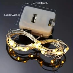 30 Packs Fairy Tale Lamp Battery Operated String Light 20 LED Mini String Light Waterproof For Wedding Party DIY Bedroom Decor