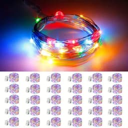 30 Packs Fairy Tale Lamp Battery Operated String Light 20 LED Mini String Light Waterproof For Wedding Party DIY Bedroom Decor