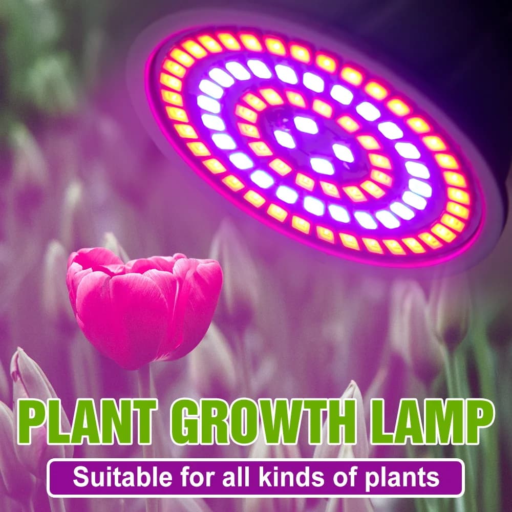 E27/E26 LED Grow Light Bulb Full Spectrum GU10 Spotlights MR16 Hydroponics Flower Vegetable Cultivation Plant Lamp E14 B22 GU5.3