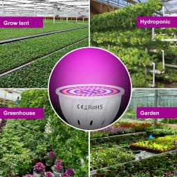 E27/E26 LED Grow Light Bulb Full Spectrum GU10 Spotlights MR16 Hydroponics Flower Vegetable Cultivation Plant Lamp E14 B22 GU5.3