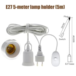 GRAXGROW 24W E27 Growth Bulb Six Spectral Beads Formation Aluminum Lamp Body Is Suitable For Growth Of Various Plants