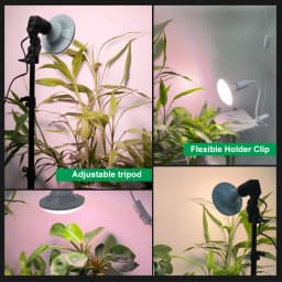 GRAXGROW 24W E27 Growth Bulb Six Spectral Beads Formation Aluminum Lamp Body Is Suitable For Growth Of Various Plants