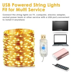 USB Led String Light 5M/10M/20M/30M 8Mode Remote Control Lights Fairy garlands Wedding Christmas Holiday Decor lamps New Year