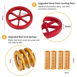 All Metal Aluminum Drive Feeder Bowden Extruders Upgrade Accessories Kit for Ender 3/Max/Pro/V2 Ender-5 CR-10 Series 3D Printer
