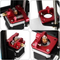All Metal Aluminum Drive Feeder Bowden Extruders Upgrade Accessories Kit for Ender 3/Max/Pro/V2 Ender-5 CR-10 Series 3D Printer