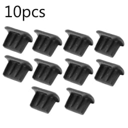 10Pcs Silicone Soft Micro USB Dustplug Anti Dust Cover Charging Port Protection for IPhone Cellphone Cap Port Protector