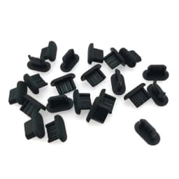10Pcs Silicone Soft Micro USB Dustplug Anti Dust Cover Charging Port Protection for IPhone Cellphone Cap Port Protector