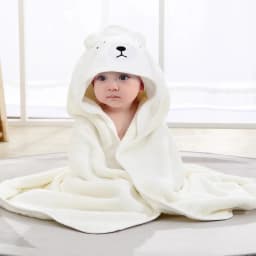 1 Baby Bath Towel Cap Animal Bath Towel Baby Blanket Bathroom Supplies