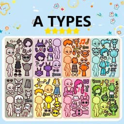 8Sheets Cool Sprunkie Stickers Sprunkie Make A Face Sticker Make Your Own Stickers Kids DIY Party Decals Gift Toy