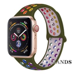 Sport Strap for Apple Watch Band 44mm 45mm 46mm 38mm 40mm 41mm Breathable Bracelet iWatch Series 11 10 9 8 7 6 SE 5 3 Ultra 49mm