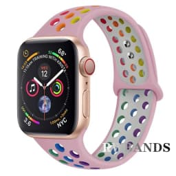 Sport Strap for Apple Watch Band 44mm 45mm 46mm 38mm 40mm 41mm Breathable Bracelet iWatch Series 11 10 9 8 7 6 SE 5 3 Ultra 49mm