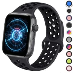Sport Strap for Apple Watch Band 44mm 45mm 46mm 38mm 40mm 41mm Breathable Bracelet iWatch Series 11 10 9 8 7 6 SE 5 3 Ultra 49mm