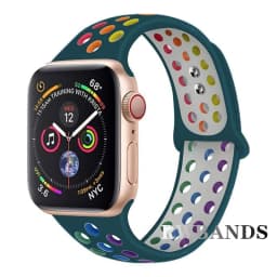 Sport Strap for Apple Watch Band 44mm 45mm 46mm 38mm 40mm 41mm Breathable Bracelet iWatch Series 11 10 9 8 7 6 SE 5 3 Ultra 49mm