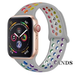 Sport Strap for Apple Watch Band 44mm 45mm 46mm 38mm 40mm 41mm Breathable Bracelet iWatch Series 11 10 9 8 7 6 SE 5 3 Ultra 49mm