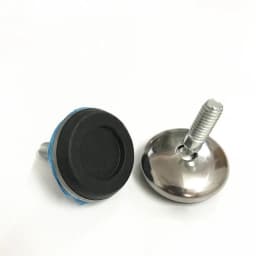 2/4/8pcs Non-Slip Tilting Adjustable Feet M6 M8 M10 Screw In Threaded Foot Levelling Feet Base Dia 30/32/40/50/65mm