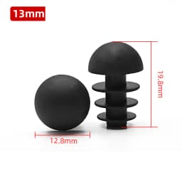 Plastic Round Pipe Plug 13~76mm Tube Domed End Caps Non Slip Chair Leg Foot Dust Cover Floor Protector Pad Furniture Accessories