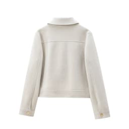 Women's Zipper Jacket Coat New Winter Long Sleeve Pocket Outerwear Coat Short Street Elegant Women's Jacket