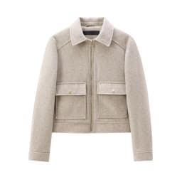 Women's Zipper Jacket Coat New Winter Long Sleeve Pocket Outerwear Coat Short Street Elegant Women's Jacket