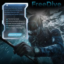 NORTH EDG NEW APACHE-D Men's Digital Free Dive Watch Outdoor Sport Watches Altitude Barometer Compass World Time Waterproof 100M