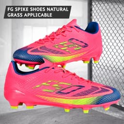 Professional Match Adult AG FG Soccer Cleats Textured PU Upper High-friction TPU Stud Anti-slip Boost Ball Control For Grass