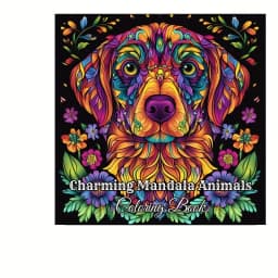 28 Pages Mandala Animals Coloring Book for Adult Stress Reduction | Colouring Book for Stress Relief and Mood Reduction Valentin