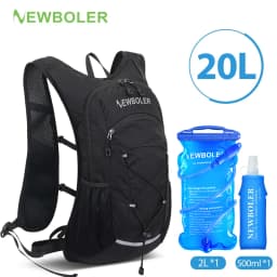 20L Cycling Lightweight Hydration Backpack Outdoor Sport Camping Climbing Mountaineering Rucksack Travel Water Bag 500ML/2L/3L