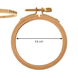 High Quality Beech Wood Embroidery Hoop Wooden Embroidery Circle Rings Holder For Embroideri Cross Stitch Home Sewing Tools