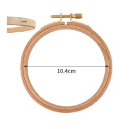 High Quality Beech Wood Embroidery Hoop Wooden Embroidery Circle Rings Holder For Embroideri Cross Stitch Home Sewing Tools