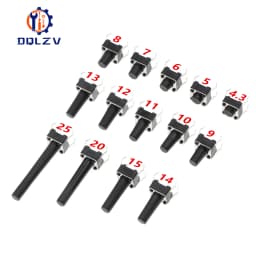 4Pin 6*6 Micro Tact Push Button Switches DIP 6x6x4.3/5/6/7/8/9/10/11/12/13/14/15 MM 4.3mm 5mm 6mm 7mm 8mm 9mm 10mm 11mm