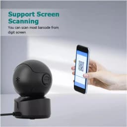 NETUM A5 2D Desktop Barcode Scanner, Omnidirectional Hands-Free Wired USB Big Barcode Reader 1D QR Screen Barcodes Scanning